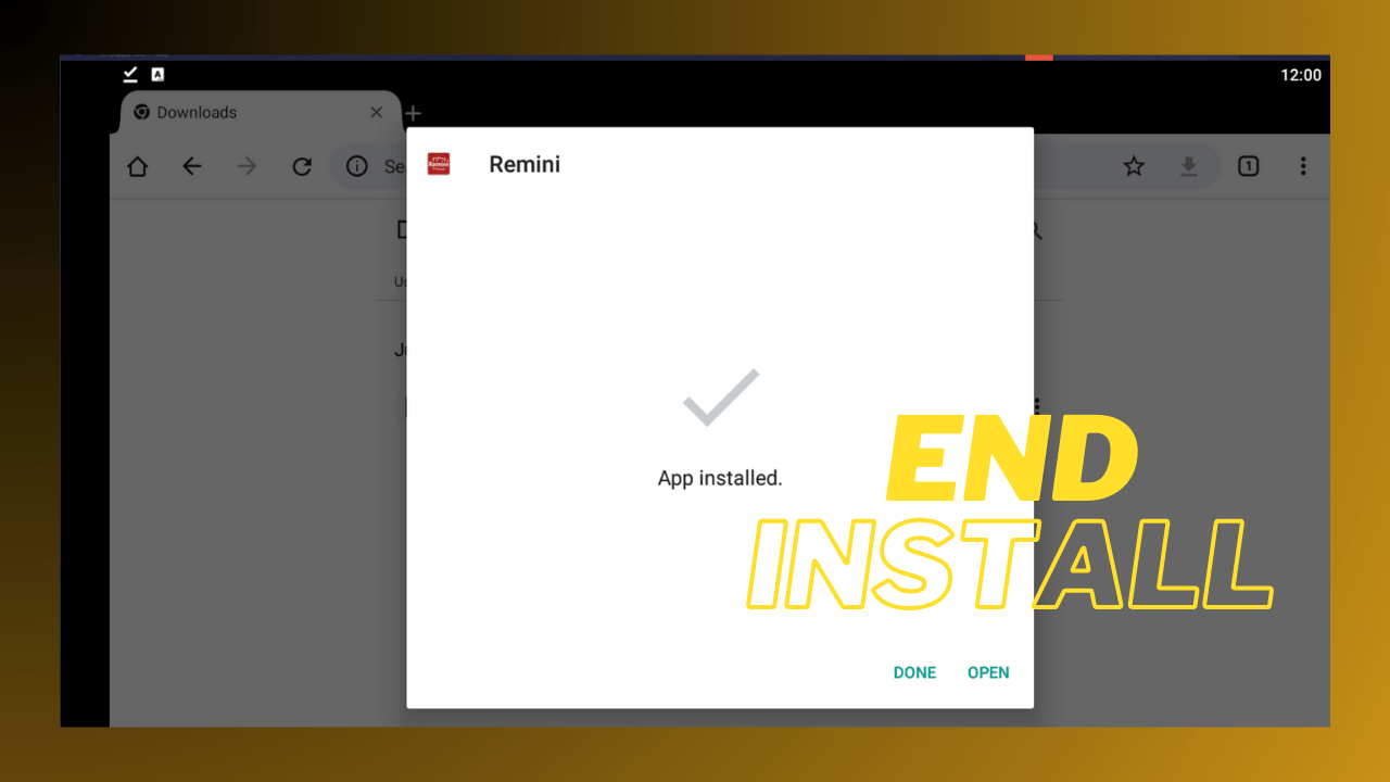 End Install